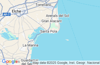 Map of Santa Pola - Alicante