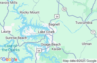 Map of Lake Ozark