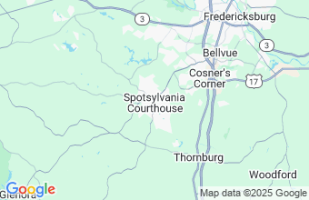 Map of Spotsylvania