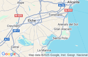 Map of Elche