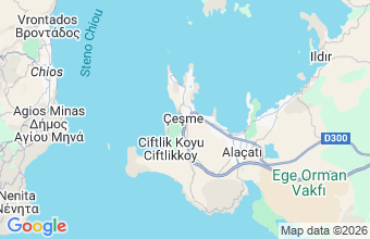 Map of Cesme