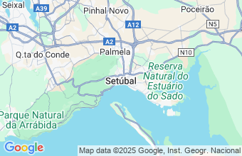 Map of Setubal