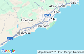 Map of Benidorm