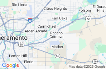 Map of Rancho Cordova