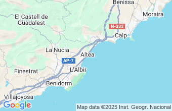 Map of Altea