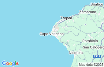 Map of Capo Vaticano