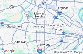 Map of Creve Coeur
