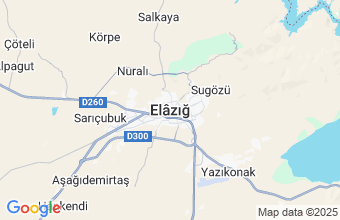 Map of Elazig