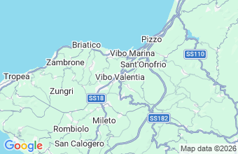 Map of Vibo Valentia
