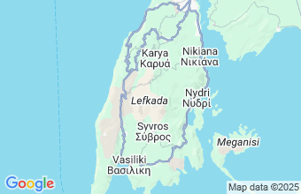 Map of Lefkada