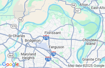 Map of Florissant