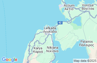 Map of Lefkas