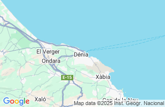 Map of Denia