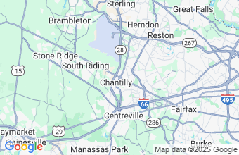 Map of Chantilly