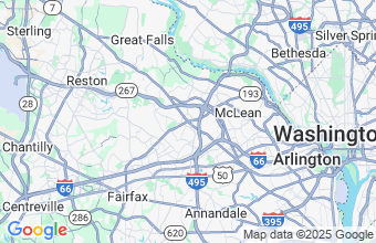 Map of Tysons Corner