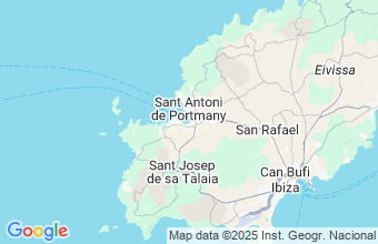 Map of San Antonio Bay