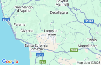 Map of Lamezia Terme