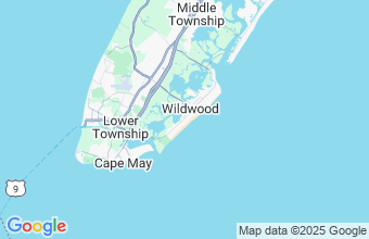 Map of Wildwood Crest
