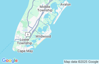 Map of North Wildwood