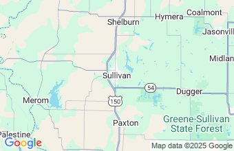 Map of Sullivan