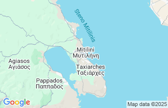 Map of Mitilini