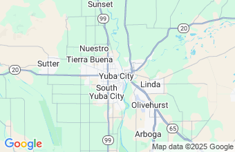 Map of Yuba City