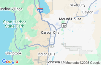 Map of Carson City