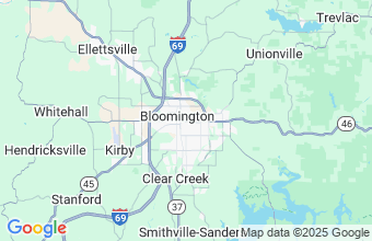 Map of Bloomington