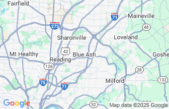 Map of Blue Ash