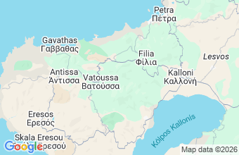 Map of Lesvos