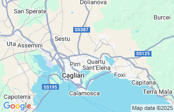 Map of Quartu S Elena - Cagliari