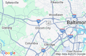 Map of Ellicott City