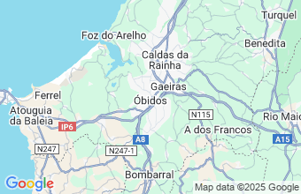 Map of Obidos