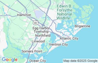 Map of West Atlantic City