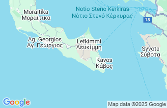 Map of Lefkimmi