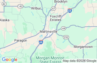Map of Martinsville