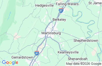 Map of Martinsburg