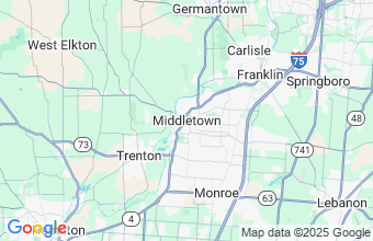 Map of Middletown