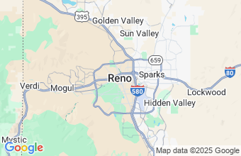 Map of Reno