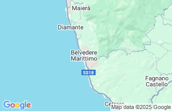 Map of Belvedere M Cosenza