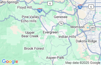 Map of Evergreen