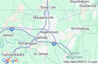 Map of Hagerstown