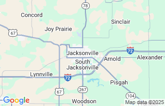 Map of Jacksonville