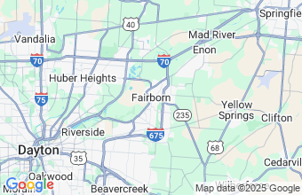 Map of Fairborn