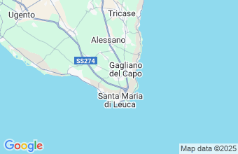 Map of Castrignano Del Capo