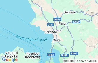 Map of Saranda