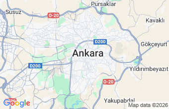 Map of Ankara