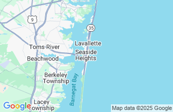 Map of Seaside Heights