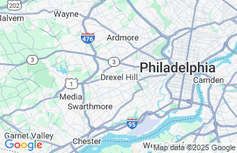 Map of Drexel Hill