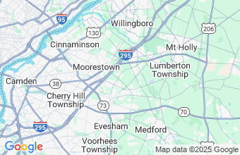 Map of Mt Laurel